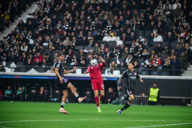 FRANKFURT, GERMANY - 22 EKİM, 2025: Federico Chiesa - UEFA Şampiyonlar Ligi, Deutsche Park 'ta SG Eintracht Frankfurt-Liverpool FC maçı.