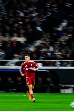 FRANKFURT, GERMANY - 22 EKİM, 2025: Florian Wirtz - UEFA Şampiyonlar Ligi, Deutsche Park 'ta SG Eintracht Frankfurt ile Liverpool FC karşılaşması.