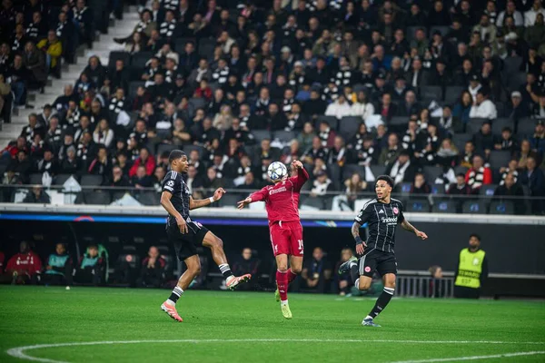 FRANKFURT, GERMANY - 22 EKİM, 2025: Federico Chiesa - UEFA Şampiyonlar Ligi, Deutsche Park 'ta SG Eintracht Frankfurt-Liverpool FC maçı.