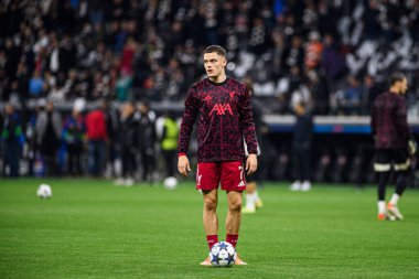 FRANKFURT, GERMANY - 22 EKİM, 2025: Florian Wirtz - UEFA Şampiyonlar Ligi, Deutsche Park 'ta SG Eintracht Frankfurt ile Liverpool FC karşılaşması.