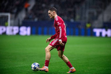 FRANKFURT, GERMANY - 22 EKİM, 2025: Florian Wirtz - UEFA Şampiyonlar Ligi, Deutsche Park 'ta SG Eintracht Frankfurt ile Liverpool FC karşılaşması.