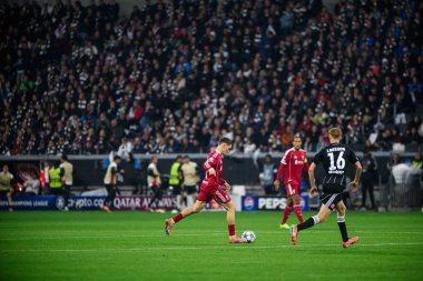 FRANKFURT, GERMANY - 22 EKİM, 2025: Florian Wirtz - UEFA Şampiyonlar Ligi, Deutsche Park 'ta SG Eintracht Frankfurt ile Liverpool FC karşılaşması.