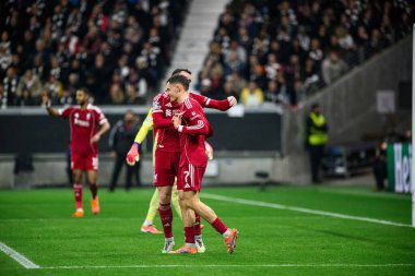 FRANKFURT, GERMANY - 22 EKİM, 2025: Florian Wirtz - UEFA Şampiyonlar Ligi, Deutsche Park 'ta SG Eintracht Frankfurt ile Liverpool FC karşılaşması.