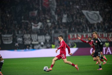 FRANKFURT, GERMANY - 22 EKİM, 2025: Florian Wirtz - UEFA Şampiyonlar Ligi, Deutsche Park 'ta SG Eintracht Frankfurt ile Liverpool FC karşılaşması.