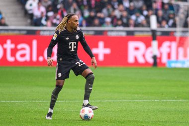 MOENCHENGLADBACH, GERMANY - 25 Ekim 2025: Sacha Boey - Borussia Moenchengladbach - Borussia Park 'ta FC Bayern Muenchen' e karşı 1.Bundesliga maçı. Sadece yazı işleri için. Satmak veya dağıtmak yasaktır.