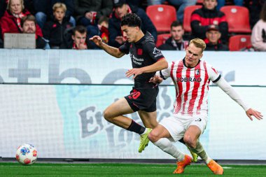 LEVERKUSEN, GERMANY - 26 EKİM 2025: İbrahim Maza - Bayer 04 Leverkusen-SC Freiburg maçı Bayena 'da. 
