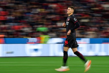 LEVERKUSEN, GERMANY - 26 Ekim 2025: Patrik Schick - Bundesliga Bayer 04 Leverkusen-SC Freiburg maçı Bayena 'da. 