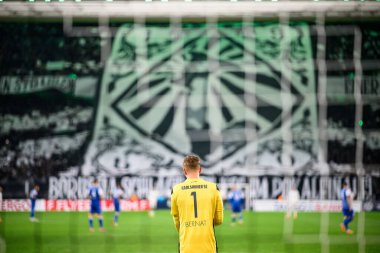 MOENCHENGLADBACH, GERMANY - 28 Ekim 2025: Hans Christian Bernat - Almanya Kupası DFB Pokal Borussia Moenchengladbach - Borussia Park 'ta Karlsruher SC.