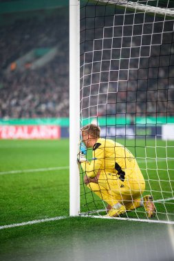 MOENCHENGLADBACH, GERMANY - 28 Ekim 2025: Hans Christian Bernat - Almanya Kupası DFB Pokal Borussia Moenchengladbach - Borussia Park 'ta Karlsruher SC.