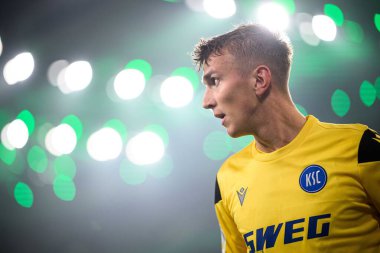 MOENCHENGLADBACH, GERMANY - 28 Ekim 2025: Hans Christian Bernat - Almanya Kupası DFB Pokal Borussia Moenchengladbach - Borussia Park 'ta Karlsruher SC.