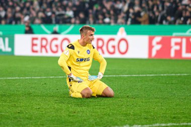 MOENCHENGLADBACH, GERMANY - 28 Ekim 2025: Hans Christian Bernat - Almanya Kupası DFB Pokal Borussia Moenchengladbach - Borussia Park 'ta Karlsruher SC.