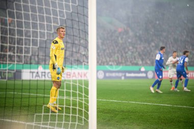 MOENCHENGLADBACH, GERMANY - 28 Ekim 2025: Hans Christian Bernat - Almanya Kupası DFB Pokal Borussia Moenchengladbach - Borussia Park 'ta Karlsruher SC.