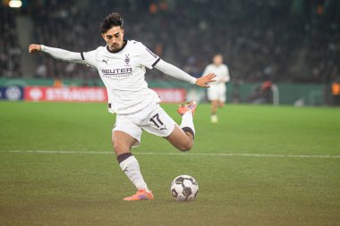 MOENCHENGLADBACH, GERMANY - 28 Ekim 2025: Jens Castrop - Almanya Kupası DFB Pokal Borussia Moenchengladbach-Karlsruher SC maçı Borussia Park 'ta.