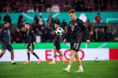COLOGNE, GERMANY - 29 Ekim 2025: Joshua Kimmich - Almanya Kupası DFB Pokal 1.FC Koeln FC Bayern 'e karşı Rhein Energie Stadion' da oynanan futbol maçı.