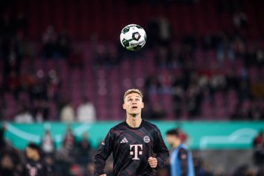 COLOGNE, GERMANY - 29 Ekim 2025: Joshua Kimmich - Almanya Kupası DFB Pokal 1.FC Koeln FC Bayern 'e karşı Rhein Energie Stadion' da oynanan futbol maçı.