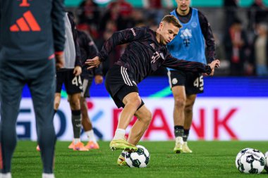 COLOGNE, GERMANY - 29 Ekim 2025: Joshua Kimmich - Almanya Kupası DFB Pokal 1.FC Koeln FC Bayern 'e karşı Rhein Energie Stadion' da oynanan futbol maçı.