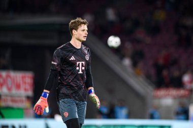 COLOGNE, GERMANY - 29 Ekim 2025: Jonas Urbig - Almanya Kupası DFB Pokal 1.FC Koeln FC Bayern 'e karşı Rhein Energie Stadion' da oynanan futbol maçı.