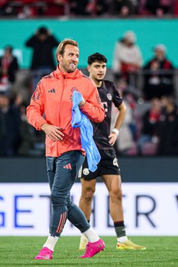 COLOGNE, GERMANY - 29 Ekim 2025: Harry Kane - Almanya Kupası DFB Pokal 1.FC Koeln FC Bayern 'e karşı Rhein Energie Stadion' da oynanan futbol maçı.