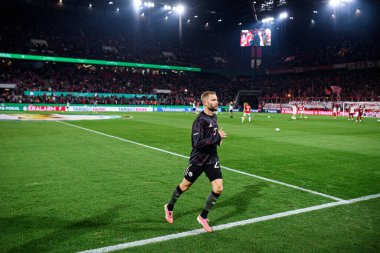 COLOGNE, GERMANY - 29 Ekim 2025: Konrad Laimer - Almanya Kupası DFB Pokal 1.FC Koeln FC Bayern 'e karşı Rhein Energie Stadion' da oynanan futbol maçı.