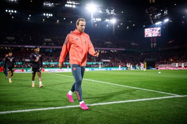 COLOGNE, GERMANY - 29 Ekim 2025: Harry Kane - Almanya Kupası DFB Pokal 1.FC Koeln FC Bayern 'e karşı Rhein Energie Stadion' da oynanan futbol maçı.
