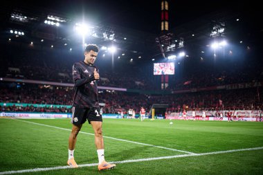 COLOGNE, GERMANY - 29 Ekim 2025: Luis Diaz - Almanya Kupası DFB Pokal 1.FC Koeln FC Bayern 'e karşı Rhein Energie Stadion' da oynanan futbol maçı.