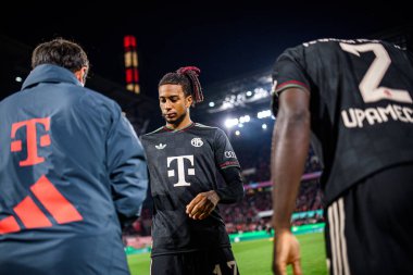 COLOGNE, GERMANY - 29 Ekim 2025: Michael Olise - Almanya Kupası DFB Pokal 1.FC Koeln FC Bayern 'e karşı Rhein Energie Stadion' da oynanan futbol maçı.