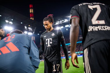 COLOGNE, GERMANY - 29 Ekim 2025: Michael Olise - Almanya Kupası DFB Pokal 1.FC Koeln FC Bayern 'e karşı Rhein Energie Stadion' da oynanan futbol maçı.