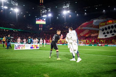 COLOGNE, GERMANY - 29 Ekim 2025: Joshua Kimmich - Almanya Kupası DFB Pokal 1.FC Koeln FC Bayern 'e karşı Rhein Energie Stadion' da oynanan futbol maçı.