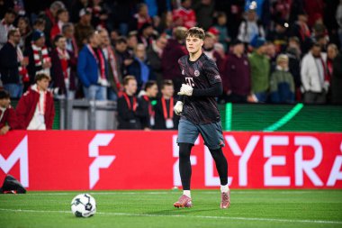 COLOGNE, GERMANY - 29 Ekim 2025: Leon Klanac - Almanya Kupası DFB Pokal 1.FC Koeln FC Bayern 'e karşı Rhein Energie Stadion' da oynanan futbol maçı.
