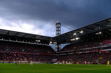 COLOGNE, GERMANY - 2 Kasım 2025 - Rhein Enerji Stadyumu 'nda Bundesliga 1.FC Koeln' e karşı Hamburger SV maçı.