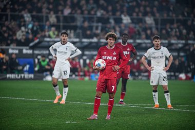 MOENCHENGLADBACH, GERMANY - 8 Kasım 2025: Luca Waldschmidt - Bundesliga Borussia Moenchengladbach - 1. FC Koeln Borussia Parkı 'nda. 