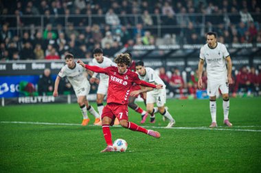 MOENCHENGLADBACH, GERMANY - 8 Kasım 2025: Luca Waldschmidt - Bundesliga Borussia Moenchengladbach - 1. FC Koeln Borussia Parkı 'nda. 