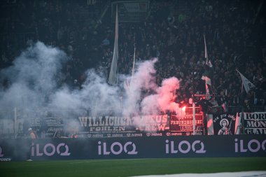 MOENCHENGLADBACH, GERMANY - 8 Kasım 2025: Bundesliga Borussia Moenchengladbach - 1. FC Koeln Borussia Parkı 'nda.