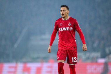 MENCHENGLADBACH, GERMANY - 8 Kasım 2025: El Mala - Bundesliga Borussia Moenchengladbach - 1. FC Koeln Borussia Parkı 'nda. 