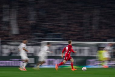 MOENCHENGLADBACH, GERMANY - 8 Kasım 2025: Florian Kainz - Bundesliga Borussia Moenchengladbach - 1. FC Koeln Borussia Parkı 'nda. 