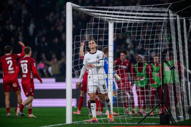 MOENCHENGLADBACH, GERMANY - 8 Kasım 2025: Bundesliga Borussia Moenchengladbach - 1. FC Koeln Borussia Parkı 'nda.