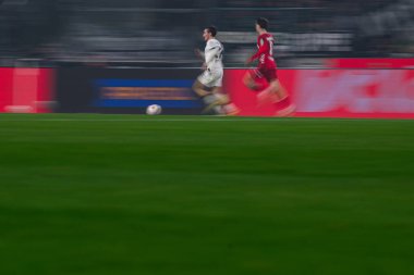 MOENCHENGLADBACH, GERMANY - 8 Kasım 2025: Bundesliga Borussia Moenchengladbach - 1. FC Koeln Borussia Parkı 'nda.