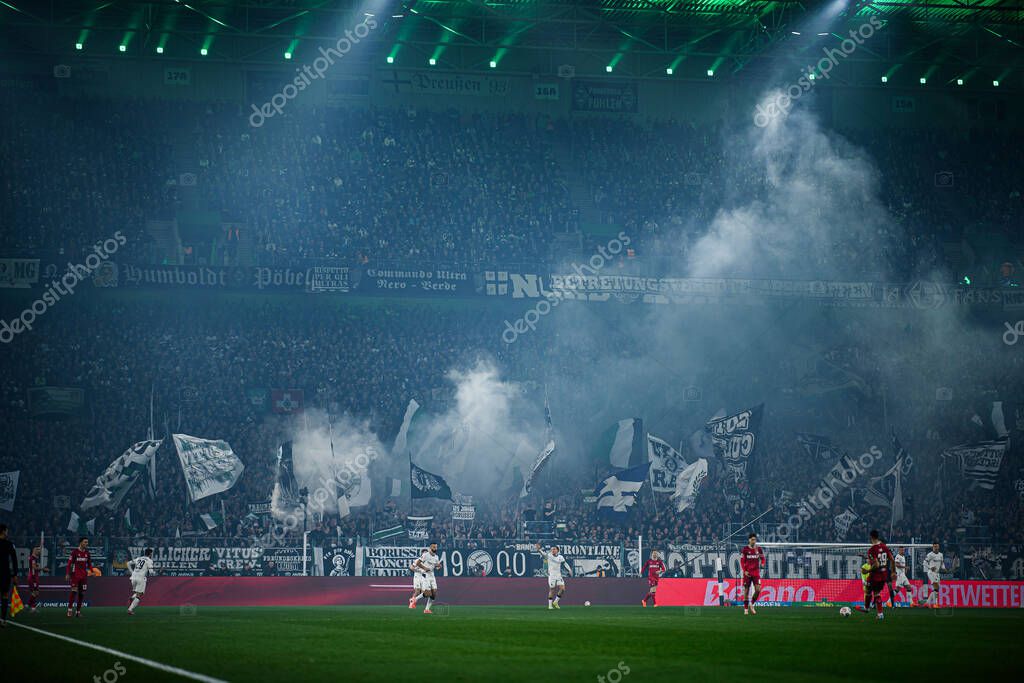 MOENCHENGLADBACH, GERMANY - 8 NOVEMBER, 2025:  - The football match of Bundesliga Borussia Moenchengladbach vs 1. FC Koeln at Borussia Park.