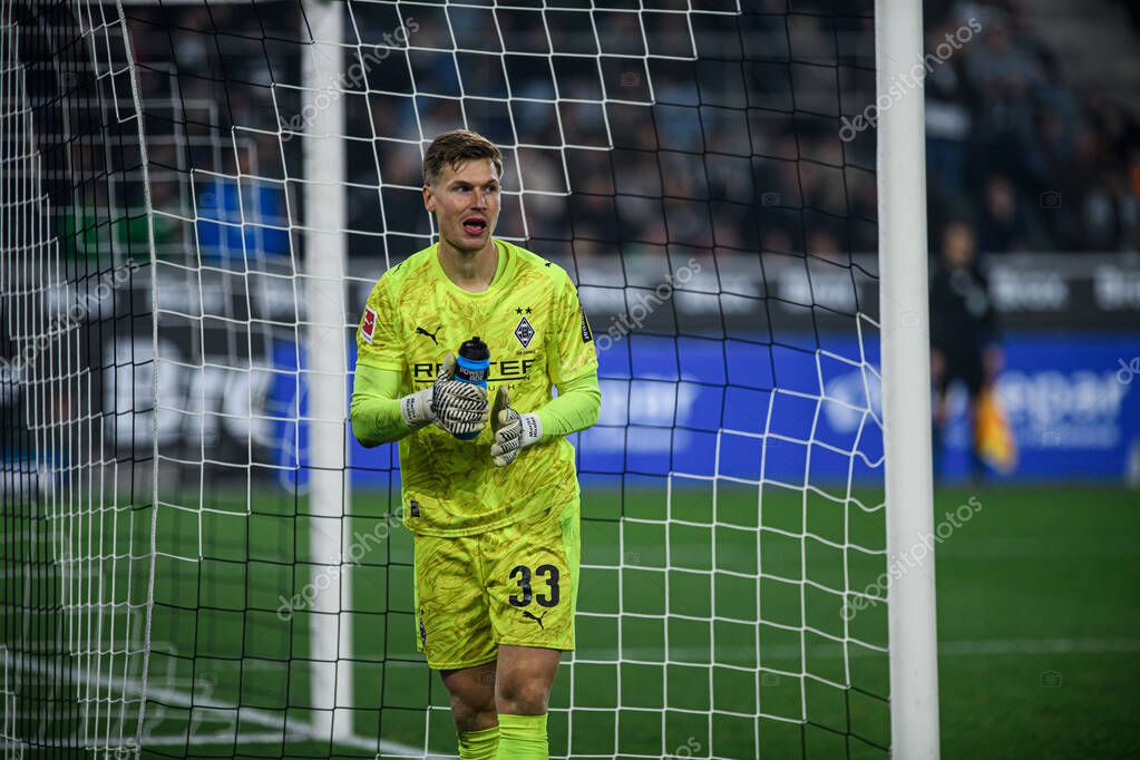 MOENCHENGLADBACH, GERMANY - 8 NOVEMBER, 2025: Moritz Nicolas - The football match of Bundesliga Borussia Moenchengladbach vs 1. FC Koeln at Borussia Park.