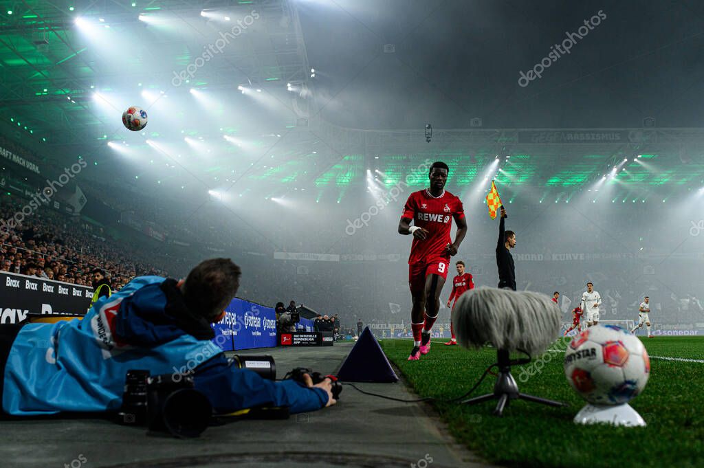 MOENCHENGLADBACH, GERMANY - 8 NOVEMBER, 2025: Ragnar Ache - The football match of Bundesliga Borussia Moenchengladbach vs 1. FC Koeln at Borussia Park.
