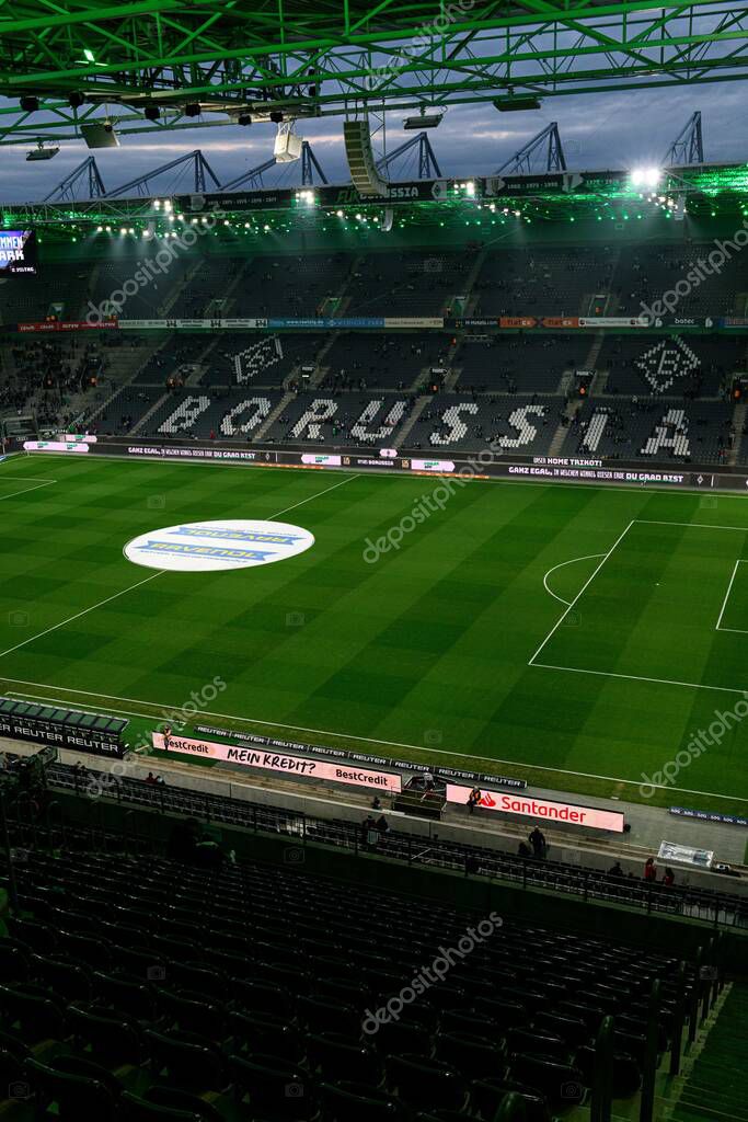MOENCHENGLADBACH, GERMANY - 8 NOVEMBER, 2025:  - The football match of Bundesliga Borussia Moenchengladbach vs 1. FC Koeln at Borussia Park.