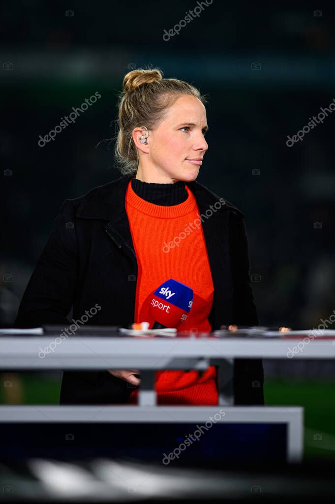 MOENCHENGLADBACH, GERMANY - 8 NOVEMBER, 2025: Tabea Kemme, sky - The football match of Bundesliga Borussia Moenchengladbach vs 1. FC Koeln at Borussia Park.