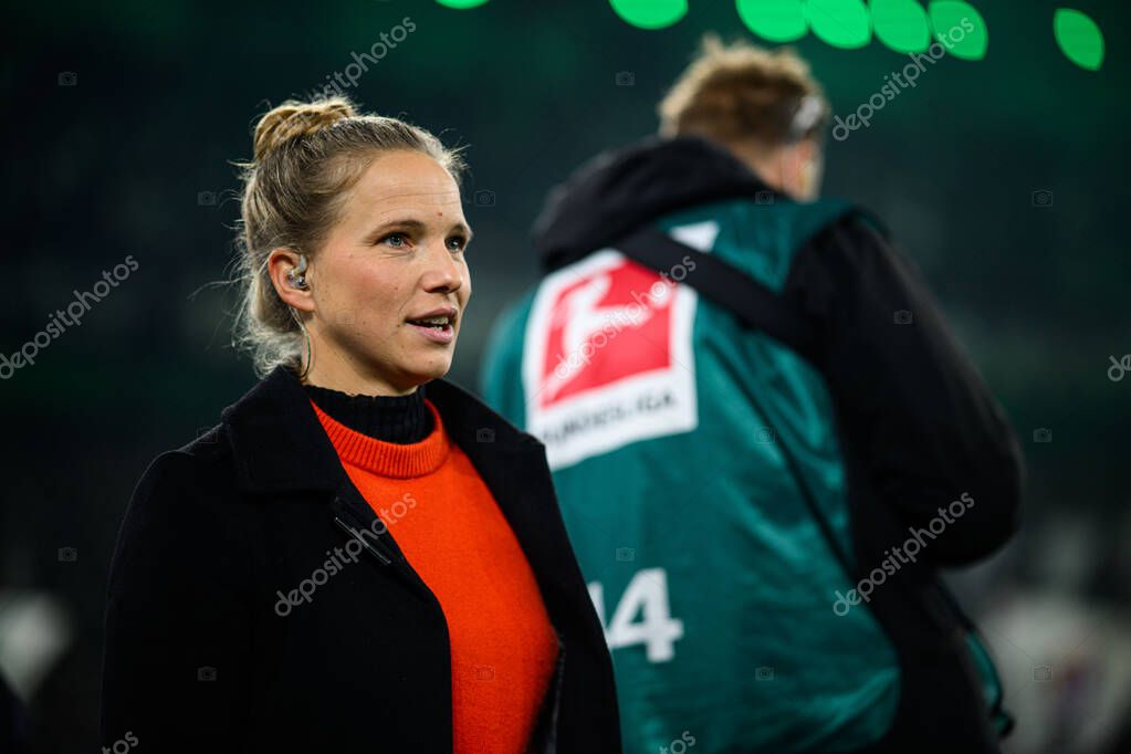 MOENCHENGLADBACH, GERMANY - 8 NOVEMBER, 2025: Tabea Kemme, sky - The football match of Bundesliga Borussia Moenchengladbach vs 1. FC Koeln at Borussia Park.