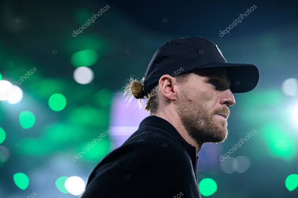 MOENCHENGLADBACH, GERMANY - 8 NOVEMBER, 2025: Eugen Polanski - The football match of Bundesliga Borussia Moenchengladbach vs 1. FC Koeln at Borussia Park.