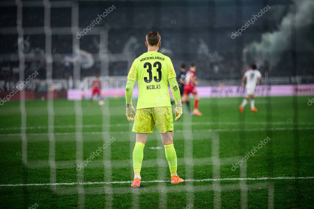 MOENCHENGLADBACH, GERMANY - 8 NOVEMBER, 2025: Moritz Nicolas - The football match of Bundesliga Borussia Moenchengladbach vs 1. FC Koeln at Borussia Park.