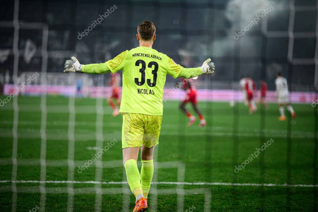 MOENCHENGLADBACH, GERMANY - 8 NOVEMBER, 2025: Moritz Nicolas - The football match of Bundesliga Borussia Moenchengladbach vs 1. FC Koeln at Borussia Park.