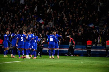 PARIS, FRANCE - 13 NOVEMBER, 2025: VItalii Kliuiev - 2026 FIFA Dünya Kupası Avrupa Kalifiye Ligi Fransa-Ukrayna maçı Parc des Princes 'te.