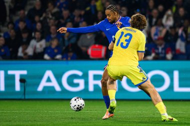 PARIS, FRANCE - 13 NOVEMBER, 2025: VItalii Kliuiev - 2026 FIFA Dünya Kupası Avrupa Kalifiye Ligi Fransa-Ukrayna maçı Parc des Princes 'te. 