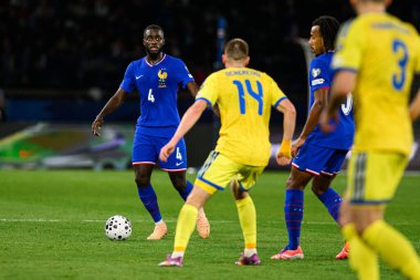 PARIS, FRANCE - 13 NOVEMBER, 2025: VItalii Kliuiev - 2026 FIFA Dünya Kupası Avrupa Kalifiye Ligi Fransa-Ukrayna maçı Parc des Princes 'te. 