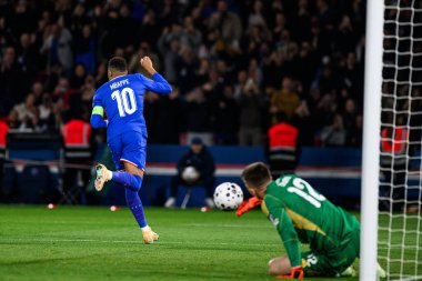 PARIS, FRANCE - 12 Kasım 2025: 2026 FIFA Dünya Kupası Avrupa Kalifiye Ligi Fransa 'nın Parc des Princes' te Ukrayna 'ya karşı oynadığı maç. 